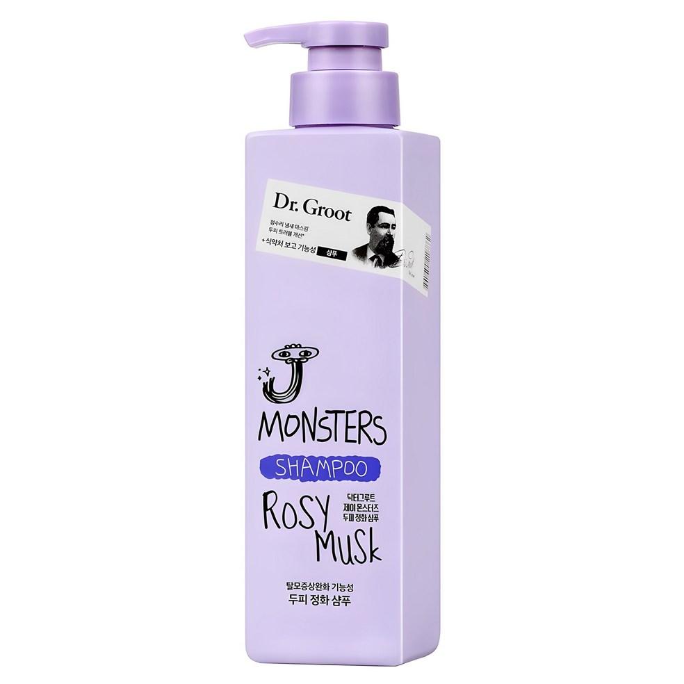 Dr.Groot J Monsters Очищающий шампунь для кожи головы Розовый мускус 385 мл 385ml