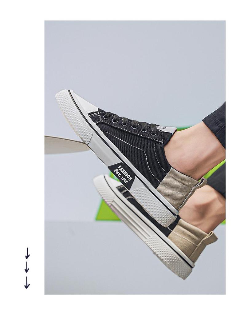 Męskie Oddychające Buty Skateboardowe 2024 - Miękka Podeszwa Płócienne Casual Sportowy Trend