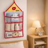 Wall Mounted Hanging Storage Mesh Bag Large Capacity Space Saving Underwear Socks Storage Bag Folding Breathable