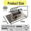 Adjustable Speed Electric Mini Bench Grinder with Coarse & Fine Wheels for Knife Sharpening, Polishing & Rust Removal