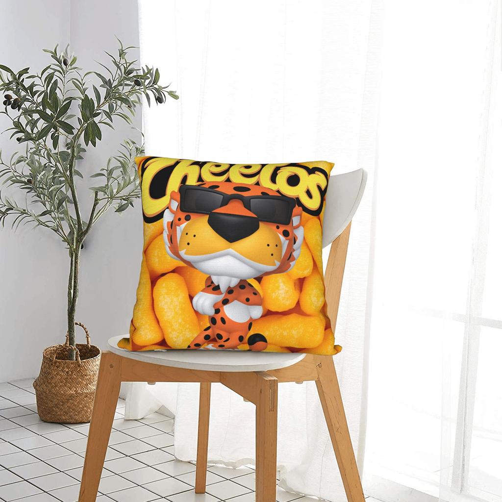 Pillow Case Food Print C-Cheetos Comfy  Pillow Cover For Chair Sofa Home Decor Retro Trendy Pillowcases