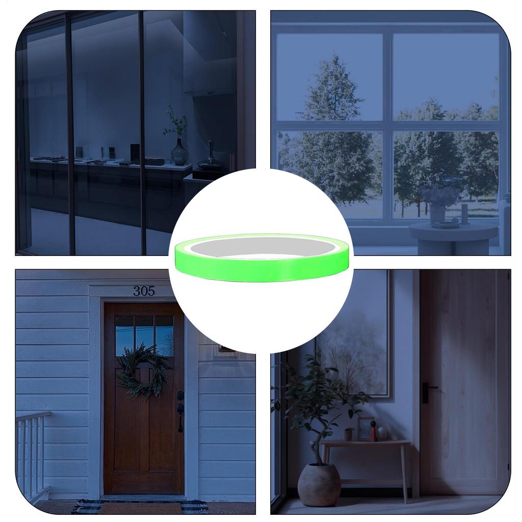 Leuchtband Wandaufkleber Fluoreszierend Leuchtet im Dunkeln Sicherheit Boden Stufen Treppen Wand Bühne Klebeband Für Sichtbarkeit bei Schwachem Licht