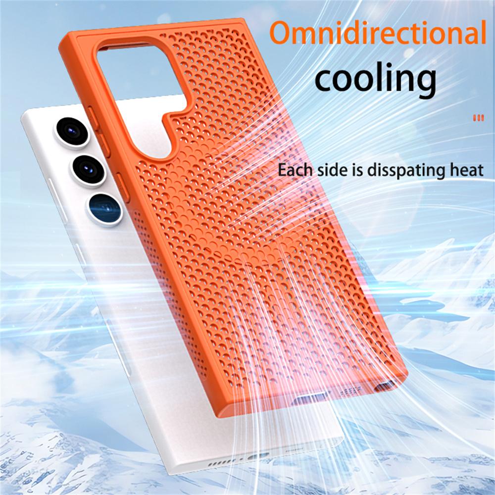 Magnetic For Magsafe Heat Dissipation Phone Case For Samsung S25 S24 S23 Ultra S22 Plus FE Luxury Shockproof Protection Cover