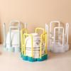 Versenkbare Desktop Schüssel Halter Küche Organizer Kunststoff Ablauf Wasser Tasse Regal Schrank Gerichte Lagerung Rack Platte Lagerung Werkzeug