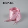 Silk Ballet Style Wide Flat Shoelaces with Bow, Suitable for Wide Holes In White or Black
