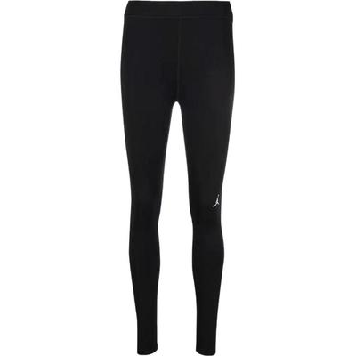 Solid Color Logo Print Leggings Women Bottoms Black DD7007-010