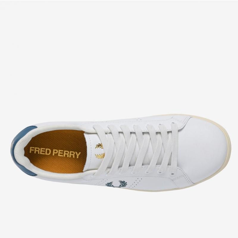 Fred Perry B721 Leather White Sneakers