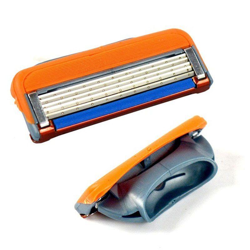 Premium 4pcs Lot Shaving Razor Blades With 5 Layer Blades For Mens Face Shaving