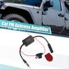 uxcell FM Antenna Amplifier Universal Car Radio Antenna Amplifier Signal Booster for Car Radio