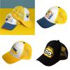 Cute Embroidered Minions Baseball Cap For Kids Soft Cotton Material