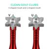 Strong Golf Club Grooving Sharpening Tool Wedge Zinc Zinc Alloy Golf Sharpener  Christmas Gift