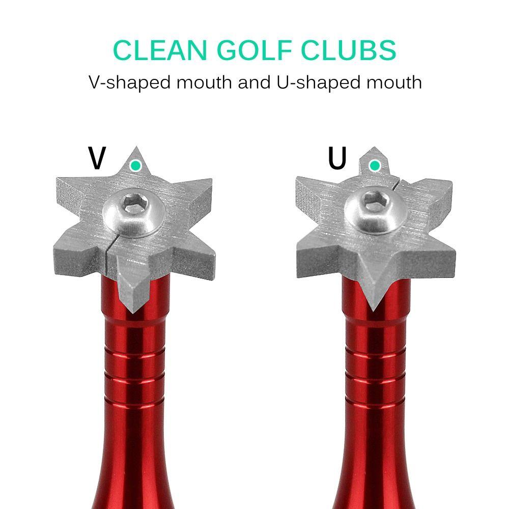 Strong Golf Club Grooving Sharpening Tool Wedge Zinc Zinc Alloy Golf Sharpener  Christmas Gift