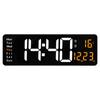 16" Nordic LED Digital Wall Clock with Large Screen Display, Model 6626 - Simple Living Room Décor.