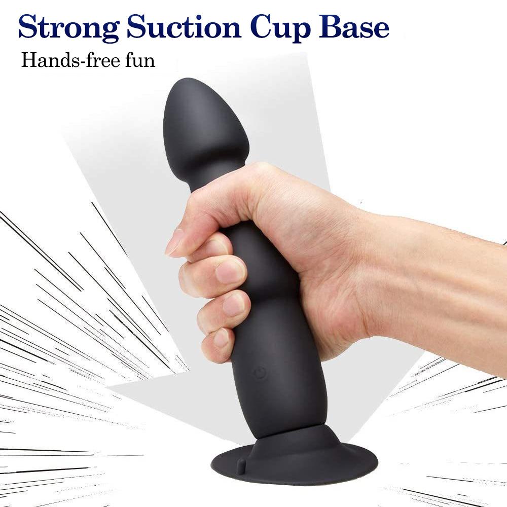 10 prędkości bezprzewodowy zdalny wibrator analny męski masażer prostaty silny Sucker Unisex stymulator punktowy odbytu wibrator penisa Sex zabawki