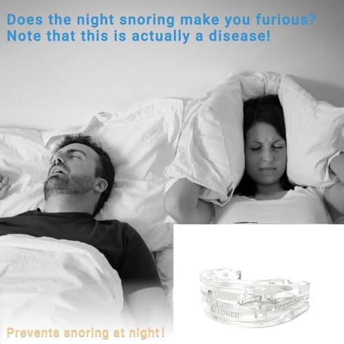 Goodbuy 1 PCS Adjustable Braces (PC+EVA) - Reduce Teeth Grinding and Improve Sleep