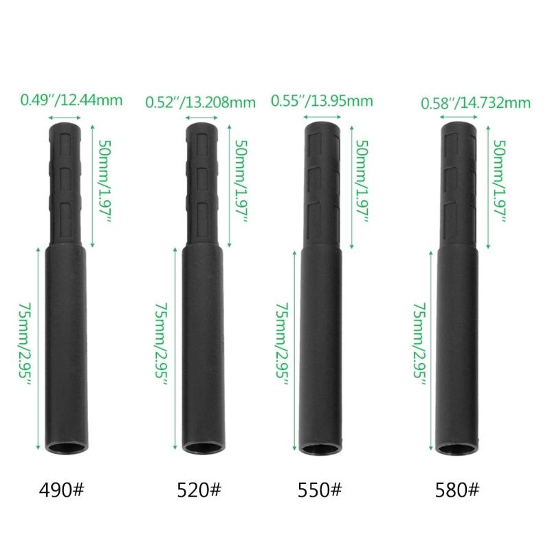 5 Stück Golfschaftverlängerungen, Golfschachtverlängerungsstangen Universelle leichte Verlängerung für Eisen, Holz, Putter