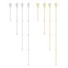 4Piece Pack Adjustable Chain Extender Set for Jewelry Making Gold/Silver Necklace and Bracelet Extension Chains Jewelry