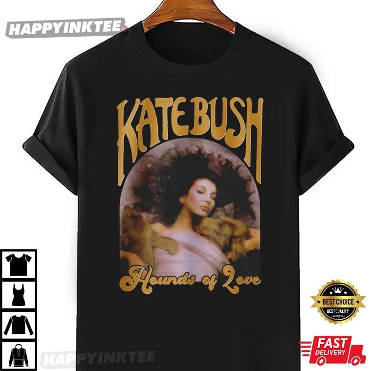 Kate Bush Hounds Of Love Vintage Gift Cotton Black Unisex T-shirt VM7262 XXL