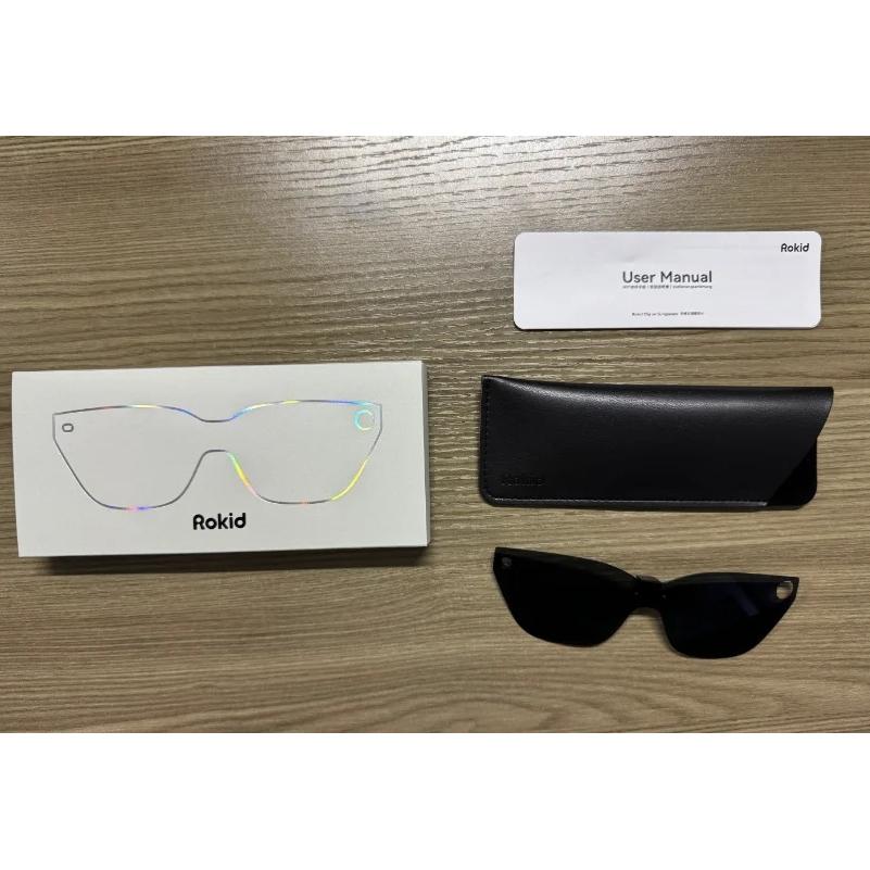 for Rokid Glasses accessories Clip On Sunglasses/Prescription Frame/Charging Cable/Charging Case/Power Capsule Clip On Sunglasses
