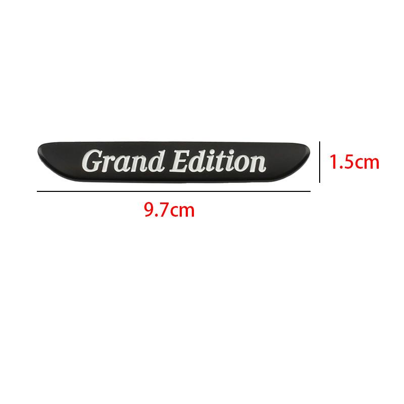 3D Metal Car Sticker EXCLUSIVE Grand Edition Fender Logo Decals For Mercedes Benz C260 C300 E260 E300 C200 Badge Emblems Parts AO4
