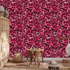 Pink Glitter Leather Wallpaper in Pink and Burgundy for Living Room and Bedroom 50x1000