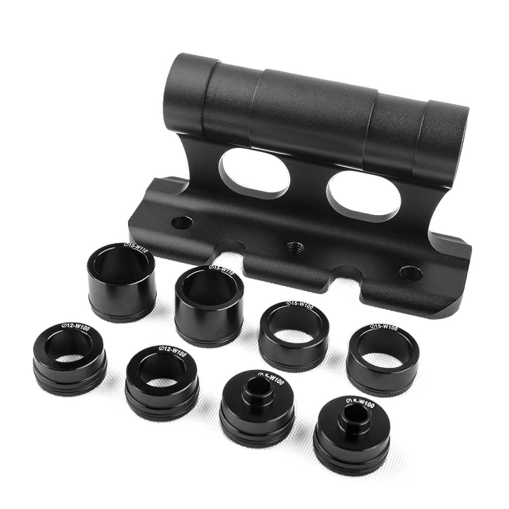 Bike Front Fork Mount with 4 Sizes Adapter Quick Release Fork Mount Bicycle Carrier Bicycle Front Fork Fixed Clip for