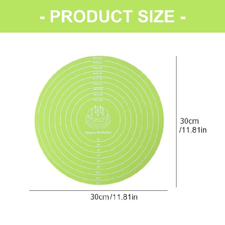 2 Piece Thickened Food Safe Silicone Dough Rolling Mat With Nonslip Surfaces For Pizza Bread Cookie Baking Preparation
