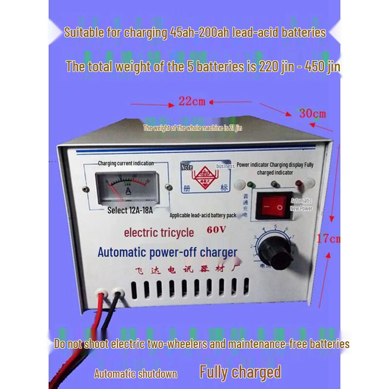 Chiweng High-Power Electric Tricycle Lead-Acid Battery Charger