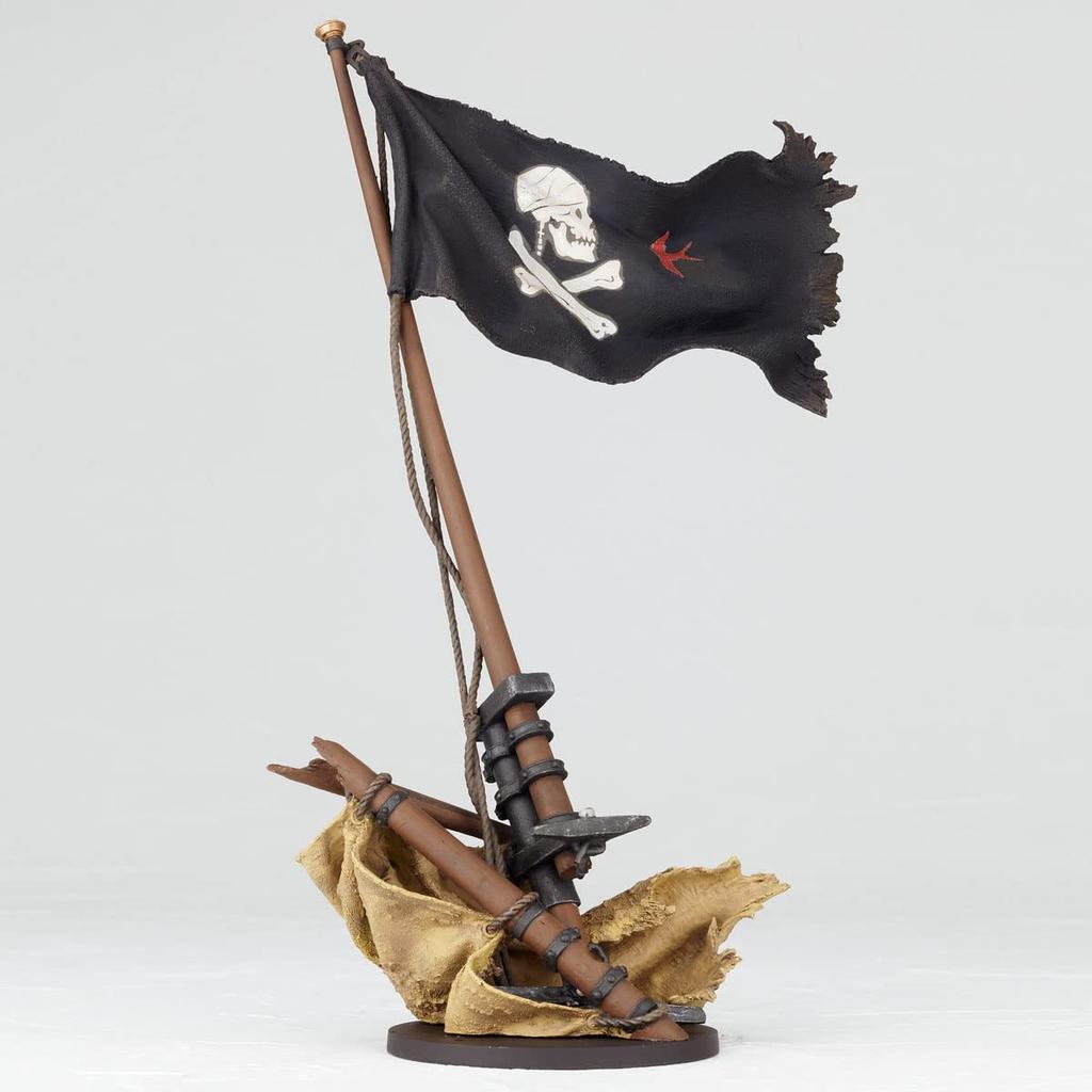 Revoltech Pirates of the Caribbean Jack Sparrow Høyde 135 mm malt bevegelig figur ca.. Ikke-skala PVC og ABS