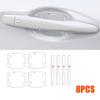 8x Car Clear Door Handle Bowl Sticker Protector Anti Scratch Cover Accessories,