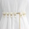 New Pearl Tassel Women's Sweet Decorative Dress Pearl Waist Chain Korean Version Versatile Multi-Layered Fashion Belt