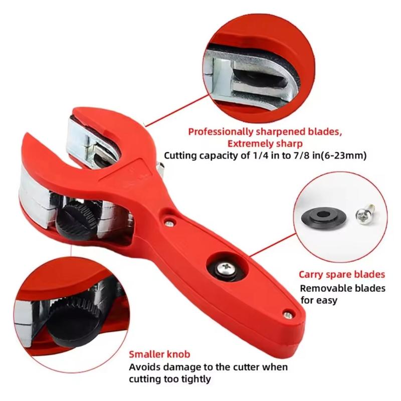 Ratchet PVC Pipes Cutter Tube Cutter for Plumbing Home Repair Pipes Cutter Stainless Steel Pipes Cutter Pipes Cutter