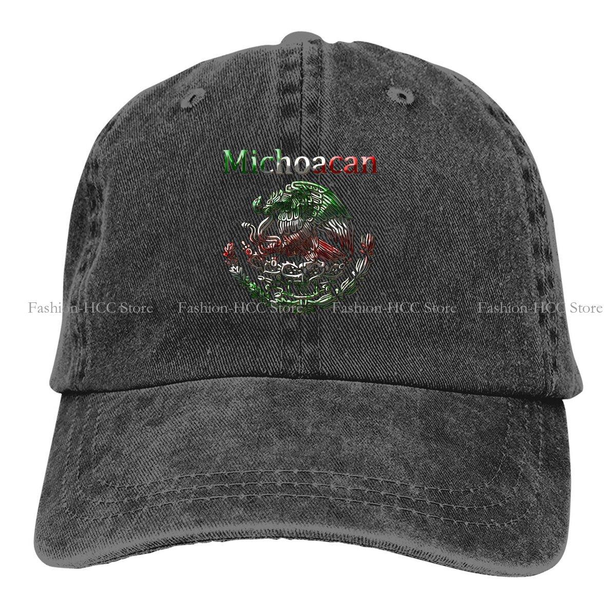 

Summer Cap Sun Visor Michoacan Morelia Mexican Colt Hip Hop Mexican Flag Cowboy Hat Peaked Hats One Size
