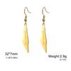 My Shape Palästina Karte Hängeohrringe für Damen Edelstahl Goldfarbe Palästinenser Ethnische Kartenohrringe Schmuck Großhandel