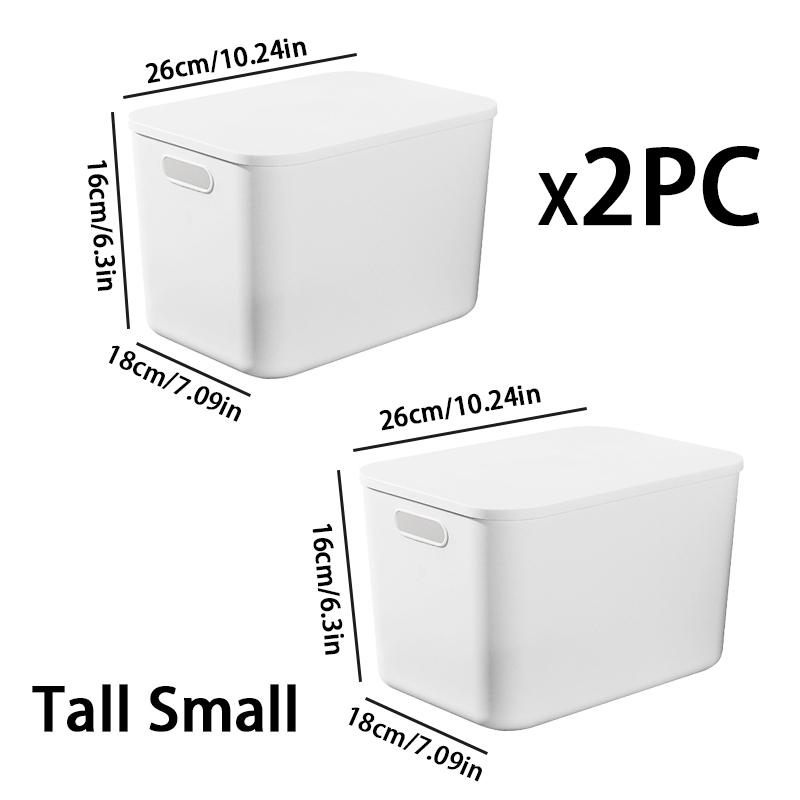 Household Miscellaneous Storage Box,Desktop Cosmetic Organizer,Multi-functional Storage Basket, Wardrobe and Clothes Storage Box
