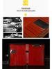 Multifunctional A4 Leather Zipper Manager Folder for Business Contracts and Office Materials