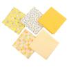 5 Stück 50cmx50cm Gemischte Farbe Blumendruck DIY Patchwork Nähen Quilten Stoff