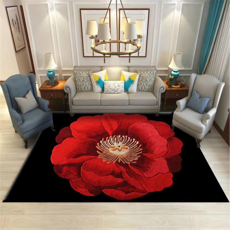 New Chinese Style Carpet Floor Mat Living Room Sofa Floor Mat Household Bedside Carpet