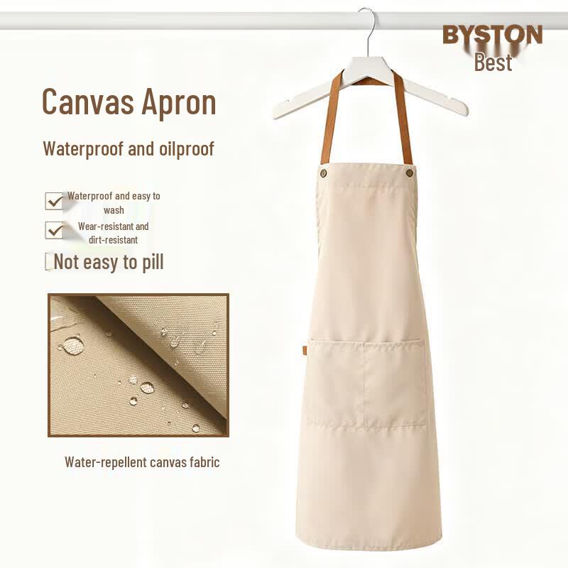 Bestar Unisex Waterproof Oil-Proof Canvas Kitchen Apron