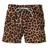 Summer Men's 3D Printed Beach Pants Fashion Versatile Trend Breathable Casual Vacation Style
