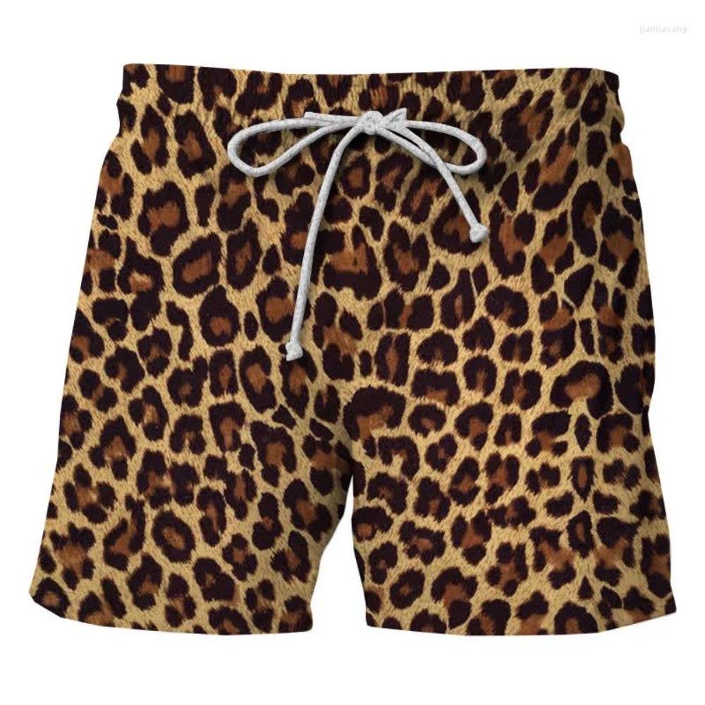Summer Men's 3D Printed Beach Pants Fashion Versatile Trend Breathable Casual Vacation Style