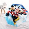 1pc Mickey Mouse, Minnie Mouse Automatic Folding Umbrella, 8-Rib Portable & Foldable Design,  Highqualityy0722019