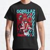 Harajuku Anime Shirt Gorillaz Tee Adult Great Quality Tshirt Retro Manga Graphic Tshirts Men Clothing Oversized T Shirt Mens Tee