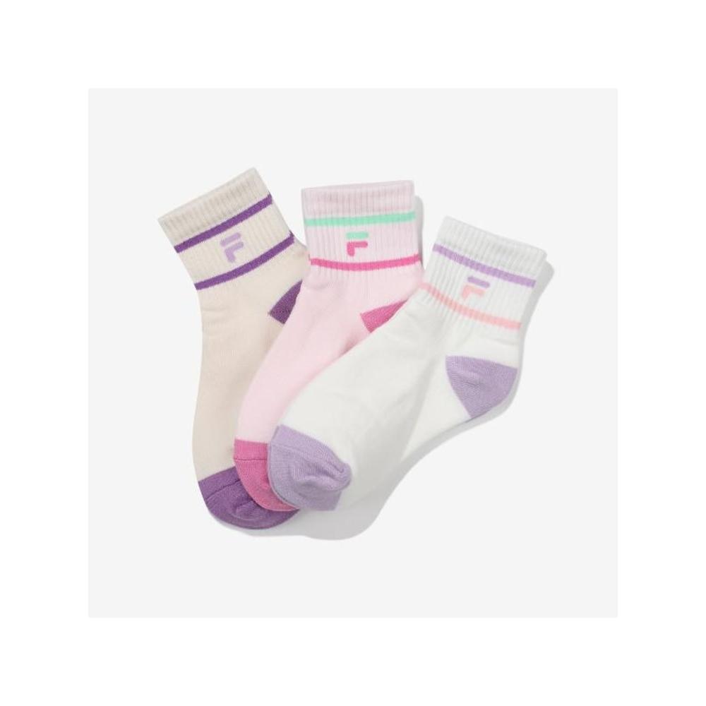 

[Fila Kids] Носки до середины бедра с логотипом F, 3 шт. Fk3scg1072x Lpk q0zFk3scg1072xLpk Lightpink/150
