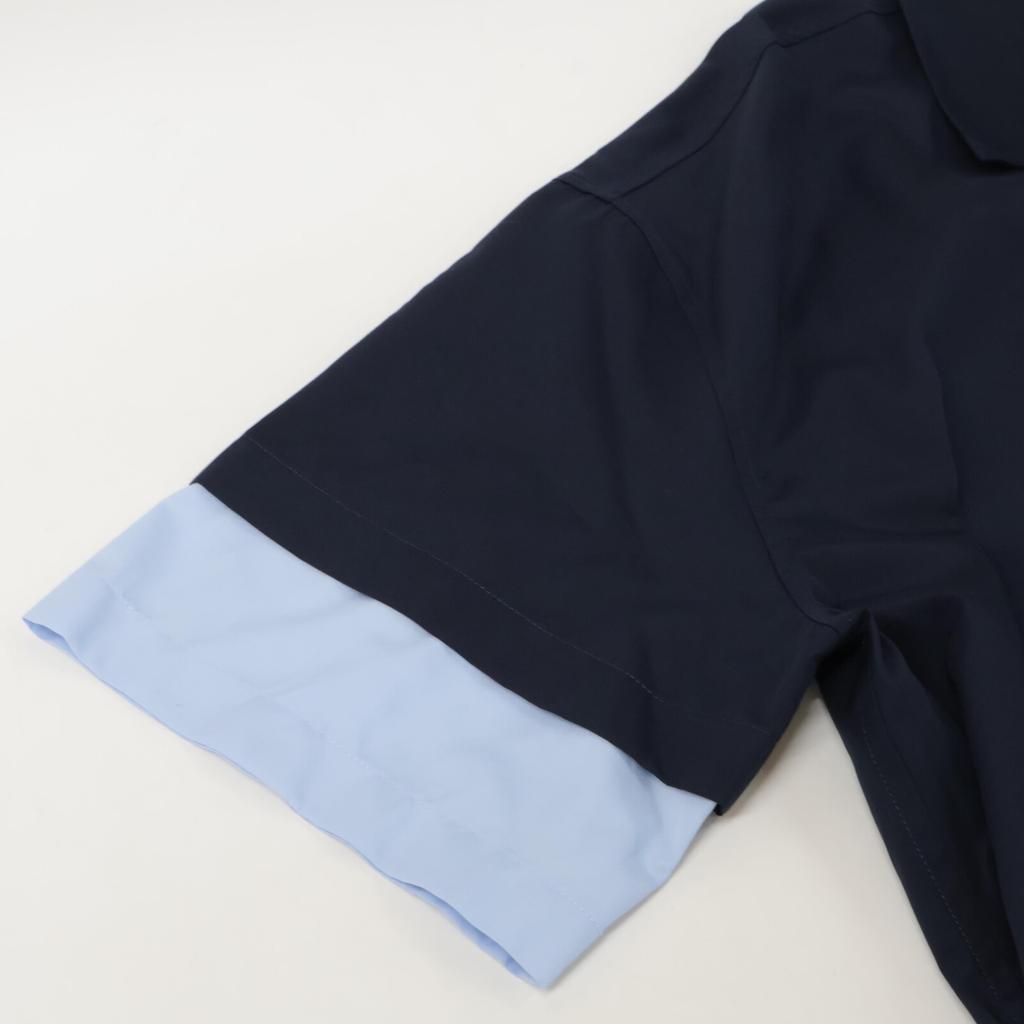 Loewe Navy/Blue H526Y05WEY Short Sleeve Shirt Tops 38 Black X blueUsed