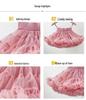 Girls' Autumn/Winter New Style Mesh Tutu Skirt