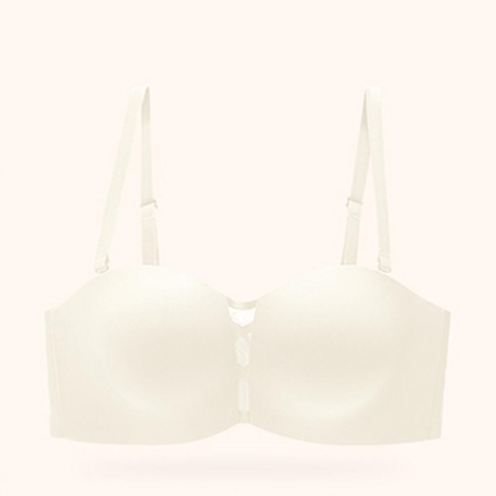 

Нескользящее бюстье без бретелек, не оставляющее следов, сто толстых чашек в сборном бюстгальтере 38/85AB