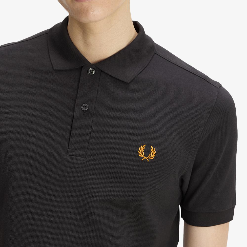 Fred Perry [M6000] Plain Fred Perry Shirt - Anchor Grey/Gold Afpm2G36000-85C