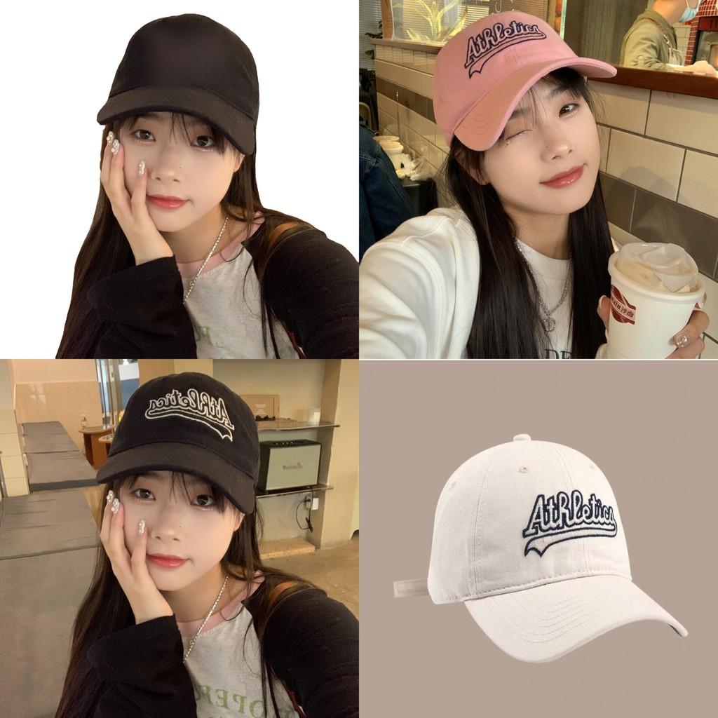 Trendy Korean Style Soft Top Baseball Cap For Women Adjustable Sun Protection