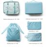 7PCS Set Travel Bag Shoes Clothes Storage BagsWaterproof Suitcase Portable With Clothes Underwear Trave Packaging Organizing Bag